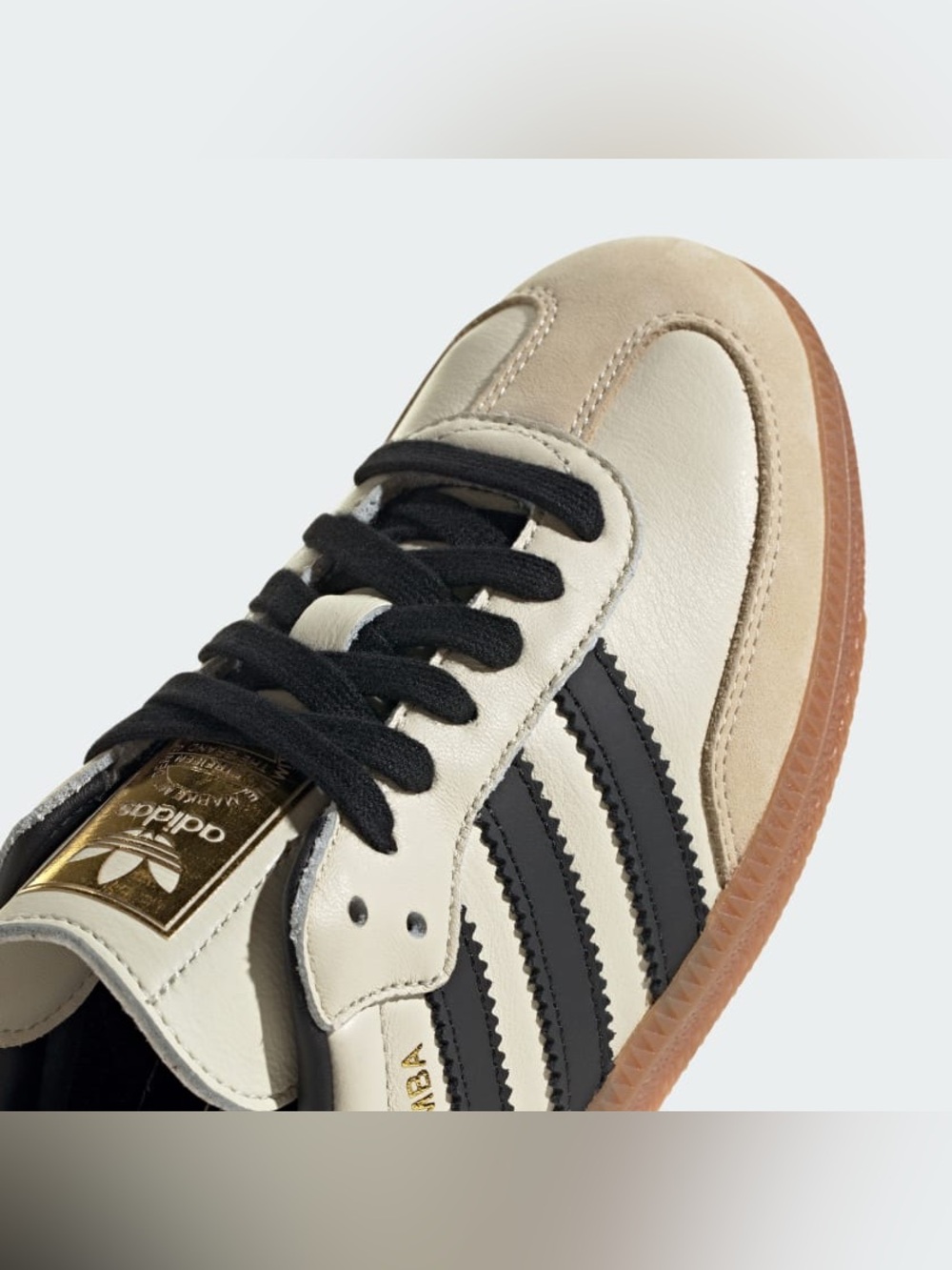 NEW Adidas Samba OG Women’s size 6 Black/Cream - Picture 8 of 11